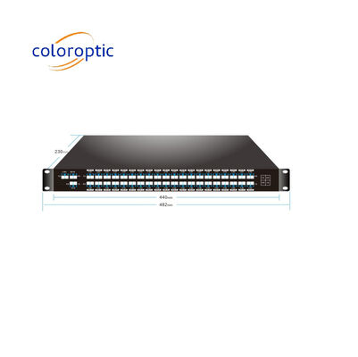 Dual Fiber WDM 40CH C21-C60 Passive Dwdm Mux Demux With 1310nm Port