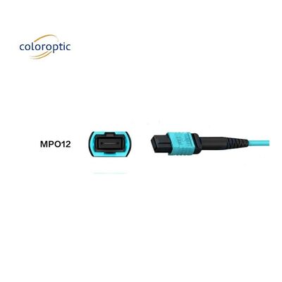 Fiber G652D OM3 MPO Patch Cable 1m Length For Business Needs