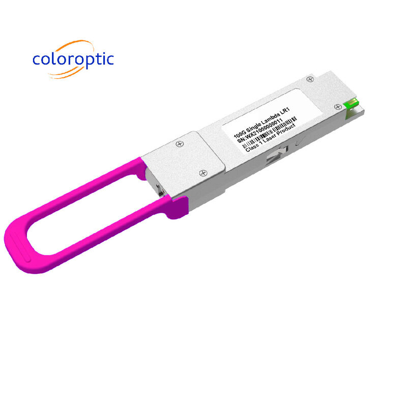 Single Lambda SFP Optical Module 100Gb/S QSFP28 ER1 With Low Power Consumption