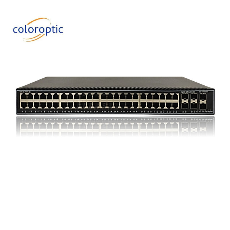 48 Port Gigabit Poe Switches QoS 10/100/1000M POE , 6*10GE SFP+ Ports