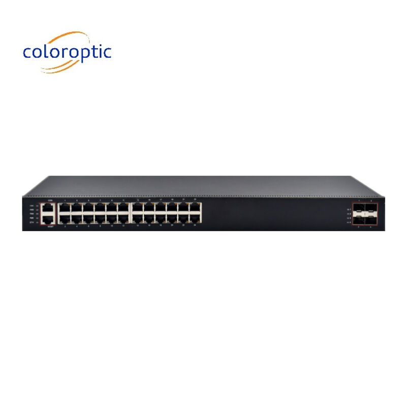 High Performance Layer 3 Core Network Switch With 24 Ports 4*10G SFP+ Ports