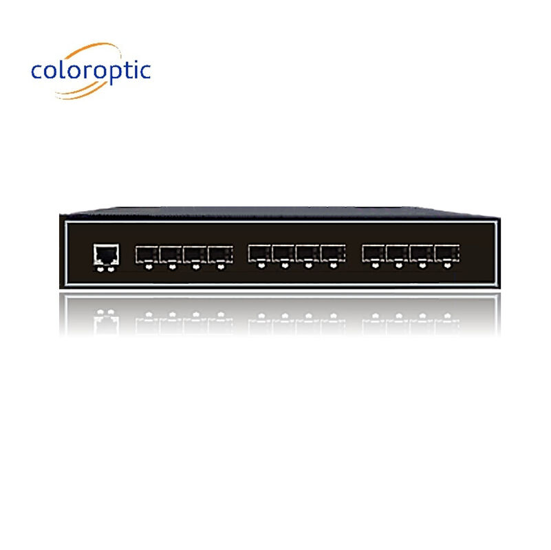 Industrial Intelligent Ethernet Switch With 8GE SFP 4 Ports 10GE SFP+ 1 Console
